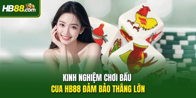 Kinh nghiệm chơi Bầu cua HB88 đảm bảo thắng lớn