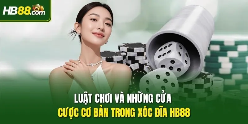 Luật chơi và những cửa cược cơ bản trong Xóc đĩa HB88